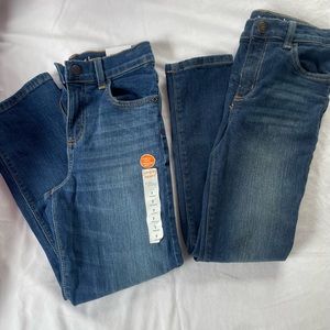 Jumping beans size 7 kids boys jeans. 1 brand new and other worn once.